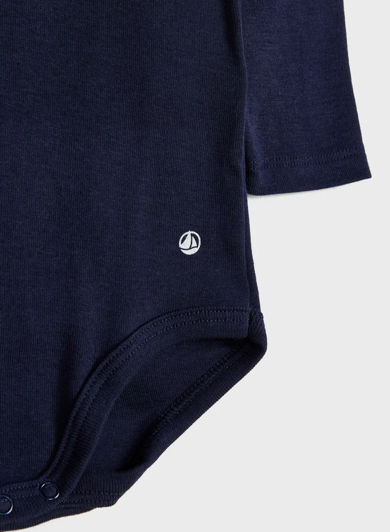 Petit Bateau Infant Peter Pan Collar Bodysuit