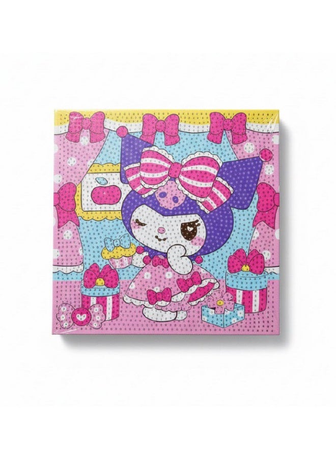 Diamond Bring adorable fantasy characters to life using glittering diamonds! perfect for creative girls 20 X 20 cm (Multi-shaped and colorful) - Image 2