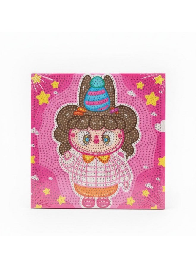 Diamond Bring adorable fantasy characters to life using glittering diamonds! perfect for creative girls 20 X 20 cm (Multi-shaped and colorful) - Image 4