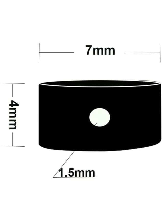 Metal Type:NONEOrigin:CN(Origin)Material:AcrylicItem Type:BeadsItem Shape:Round ShapeFine or Fashion:FashionModel Number:A0056Outer Diameter:7mm7mm Black White Letter Acrylic Beads Round Flat Alphabet Spacer B - Image 5