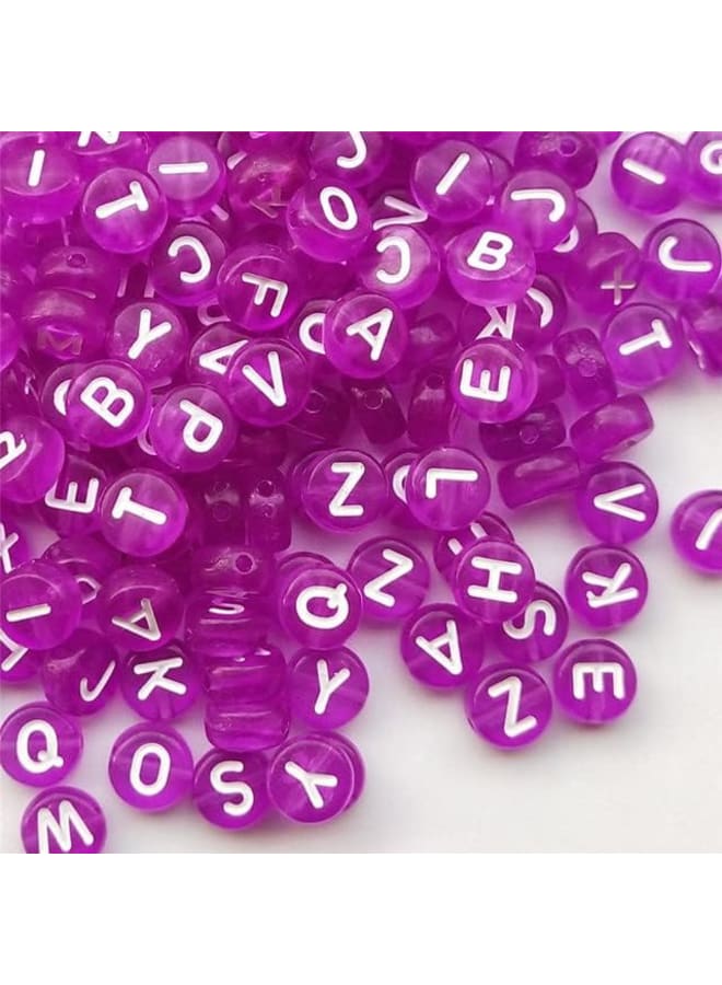 Metal Type:NONEOrigin:CN(Origin)Material:AcrylicItem Type:BeadsItem Shape:Round ShapeFine or Fashion:FashionModel Number:A0056Outer Diameter:7mm7mm Black White Letter Acrylic Beads Round Flat Alphabet Spacer B - Image 1