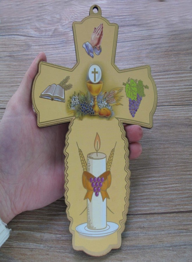 WE First Communion Wall Cross Favor 12PCS - Cruz de Madera Recuerdo de Primera Comunion - Image 5