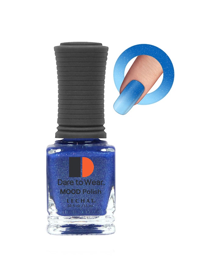 Lechat Color Changing Nail Polish 15ml Glossy Super Shine Nail Lacquer 15ml Fast Dry Long Lasting Nail Enamel Temperature Change Mood Color Polish Nail Art No Need UV LED Lamp No curing Manicure Nail Paint - Image 1