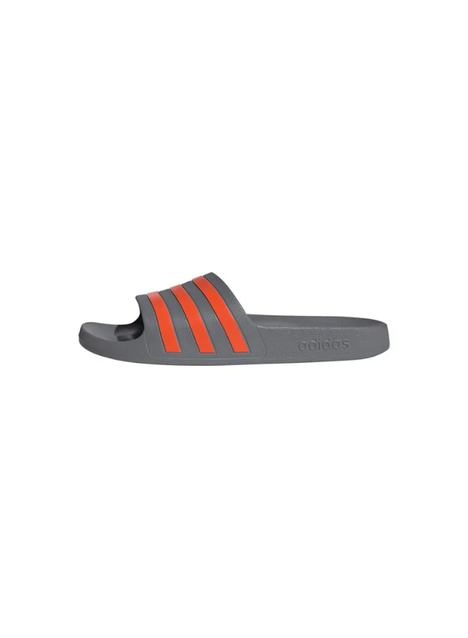 Adidas Adidas Adilette Aqua U Grey Sportswear Sandals/Slippers For Unisex