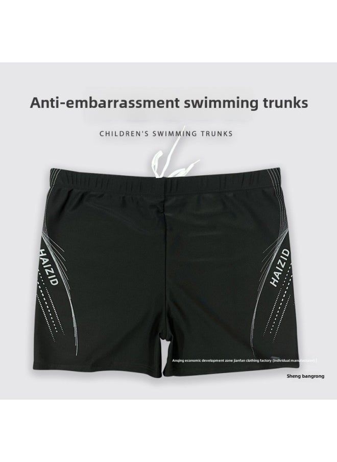 Generic - Add Fertilizer To Increase Swimming Trunks Men's Embarrassing Quick-drying Jin Breathable Swimming Hot Spring Code Professional Anti-fat Man-Color:Gray-Size:3xl 65-75kg - Image 1