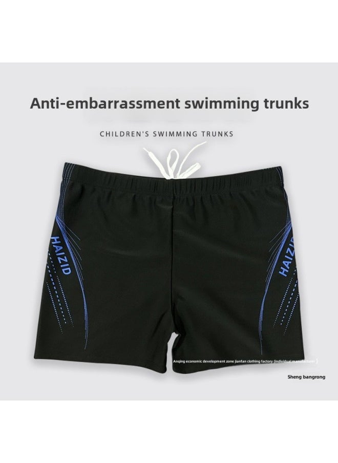 Generic - Add Fertilizer To Increase Swimming Trunks Men's Embarrassing Quick-drying Jin Breathable Swimming Hot Spring Code Professional Anti-fat Man-Color:Gray-Size:3xl 65-75kg - Image 1