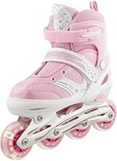 OR Other Rustomart roller skate shoes for children medium pink and white 1.0 base box 