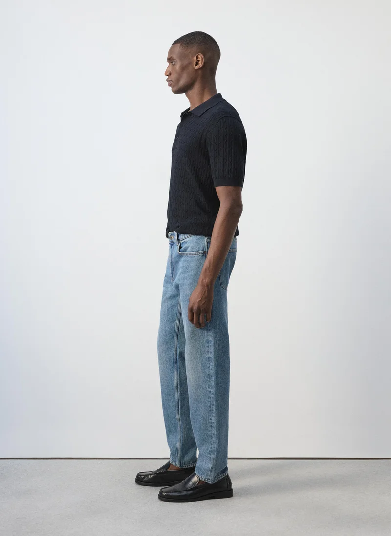 Mango Man TM-TEJANO MEDIO Bob Regular-Fit Jeans for Men | Best Price UAE
