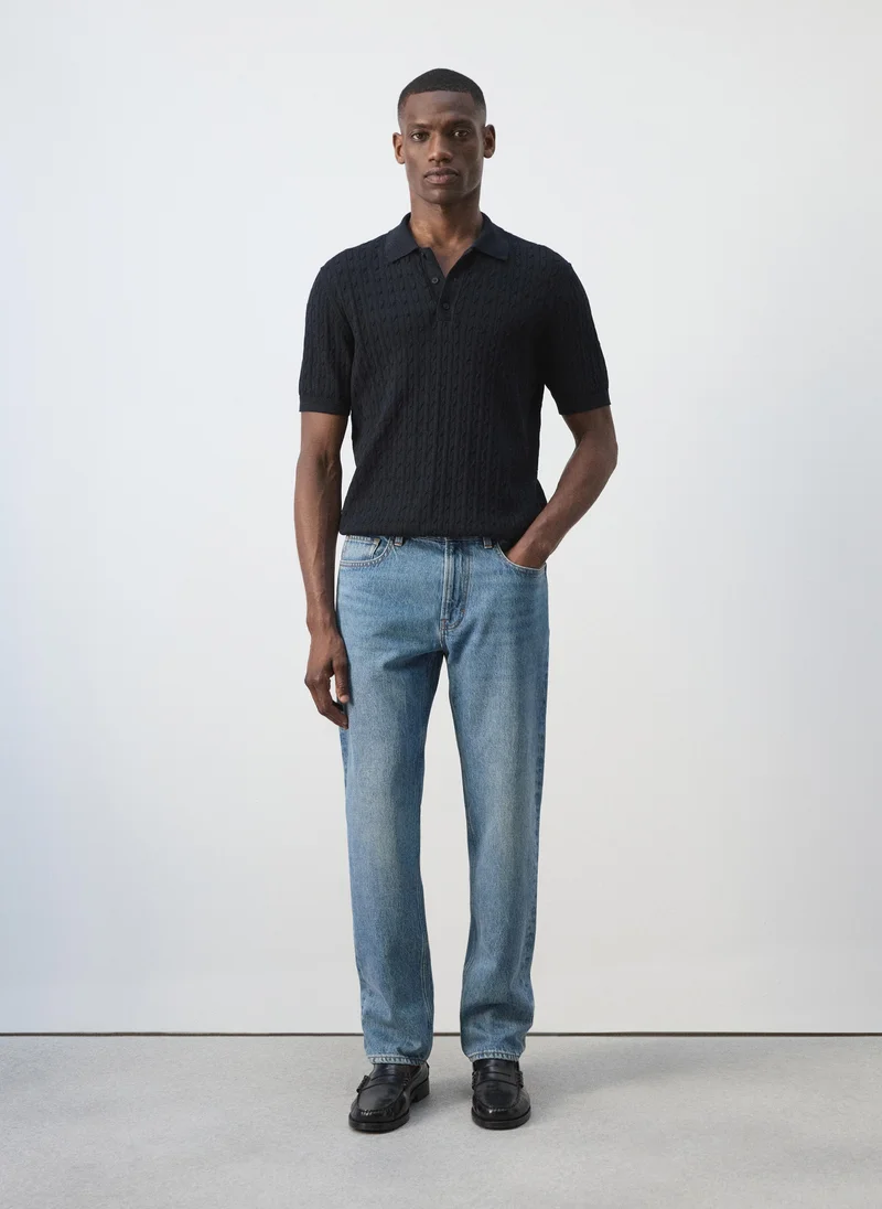 Mango Man TM-TEJANO MEDIO Bob Regular-Fit Jeans for Men | Best Price UAE