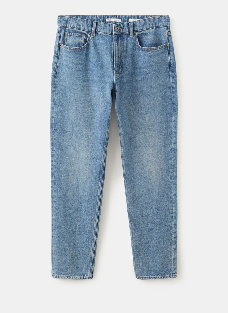 Mango Man TM-TEJANO MEDIO Bob Regular-Fit Jeans for Men | Best Price UAE