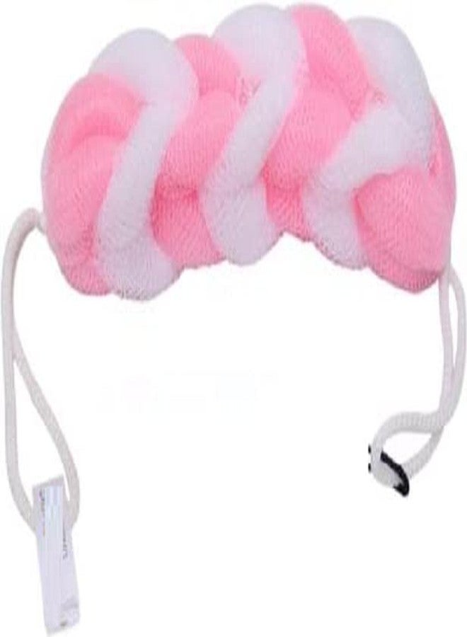 Elecsera Bathing Body Cleansing Sponge Loofah Back Scrubber Spa Beauty Bath Accessories for Men and Women (Multicolor) -Set of 1 - Image 1