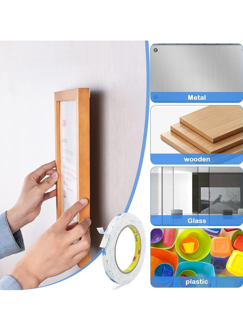 3M double-sided tape 3cm*3 meters, waterproof heavy-duty mounting tape, white strong adhesive foam tape, suitable for wall decoration picture strips, removable - Image 2
