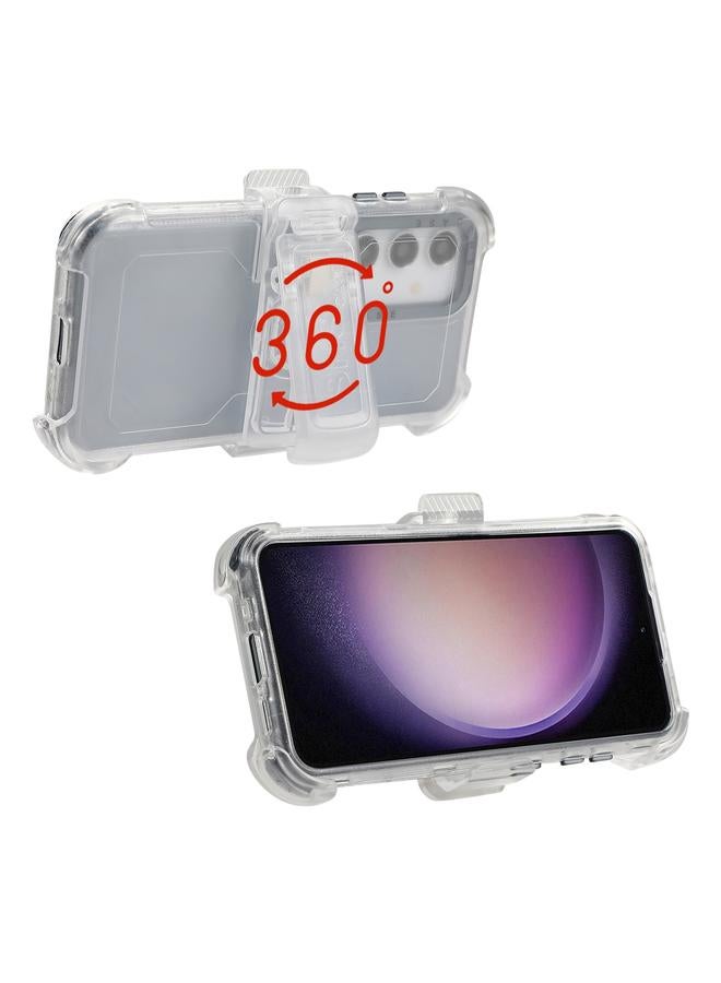 اس-توب جراب لهاتف Samsung Galaxy S24+ 5G Frosted PC+TPU مع مشبك خلفي - Image 4