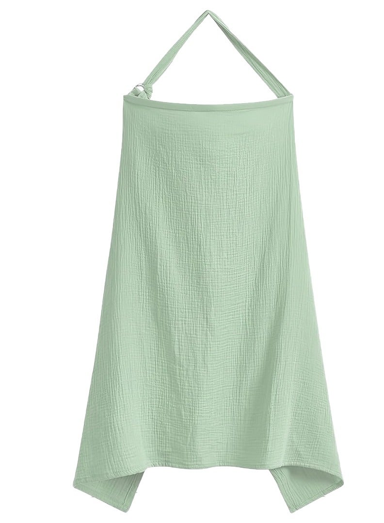 Cute 'n' Cuddle Nursing Breastfeeding Cover For Babies – Soft Breathable Cotton With Adjustable Neck Strap, Privacy For Moms, Lightweight & Stylish Nursing Shawl For Feeding In Public – Travel Friendly (One Size) - Image 1