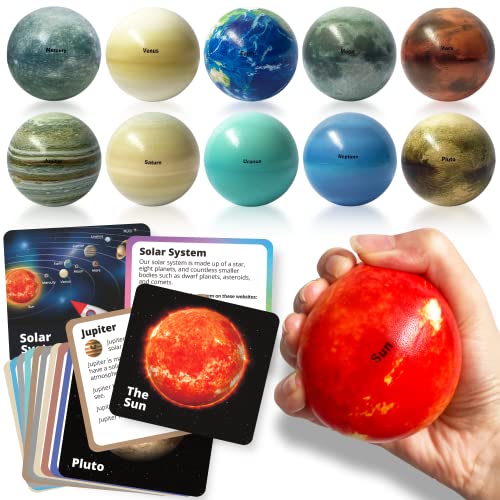 EH.DT Planets for Kids Solar System Toys 35 Solar System for Kids Space Toys for Kid 57 Science Toy Model Space Balls Astronaut Toy - Image 1