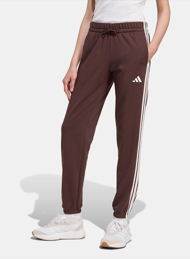 Adidas Essentials 3-Stripes French Terry Cuffed Joggers - Image 1