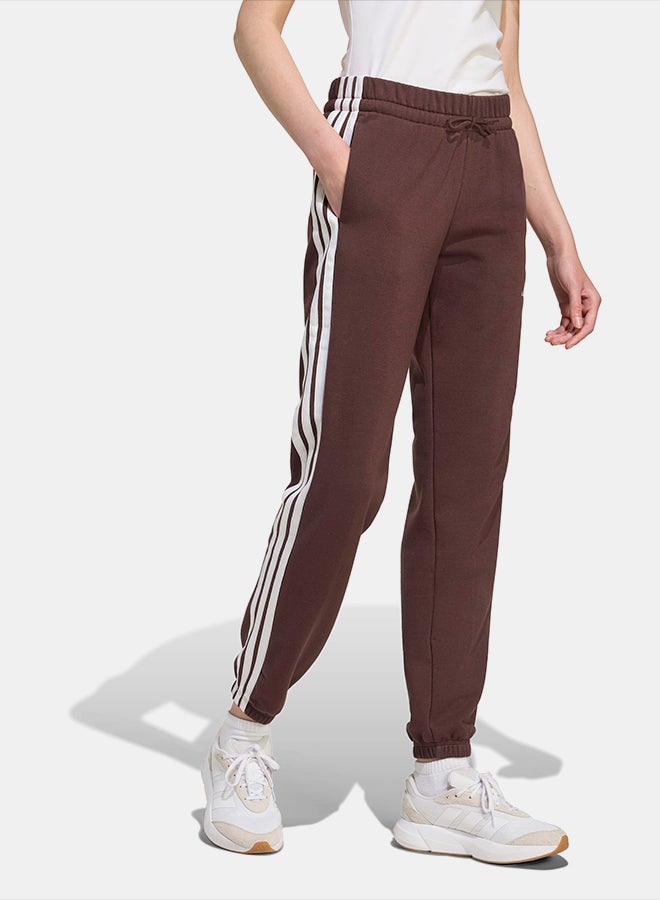 Adidas Essentials 3-Stripes French Terry Cuffed Joggers - Image 3