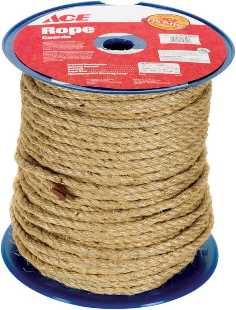 Wellington 38 in Dia x 365 ft L Tan Twisted Sisal Rope - Image 3