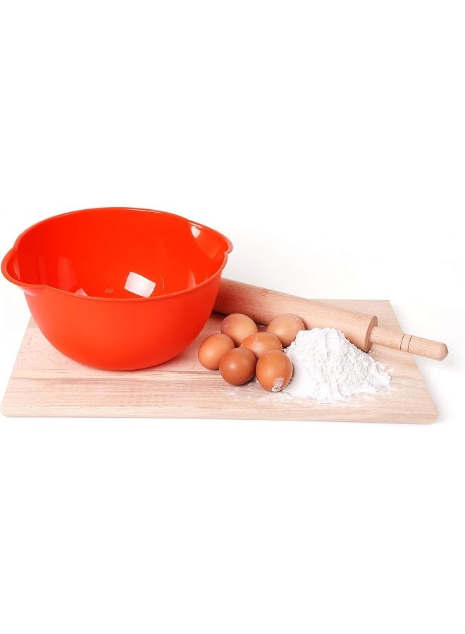 Mintra Home Mixing Bowl w/Colander (Large 4.5L, Orange) - Image 5