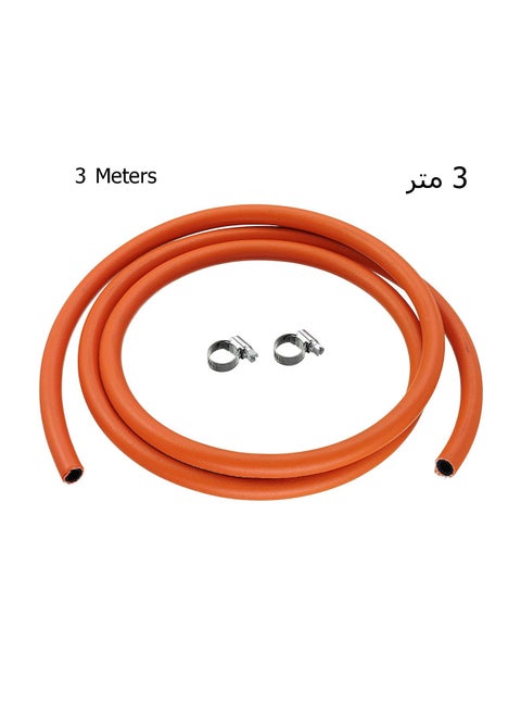 3 Meter Italian Gas Hose with 2 Leak-Proof Seals
