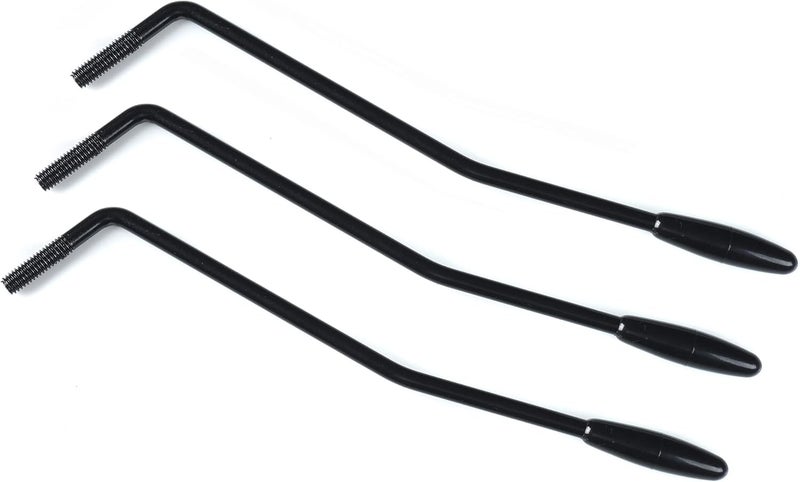 Mihey 3 Pieces 5mm Thread Tremolo Arm Whammy Bar for Fender Stratocaster Electric Guitar Tremolo System Black - Image 3