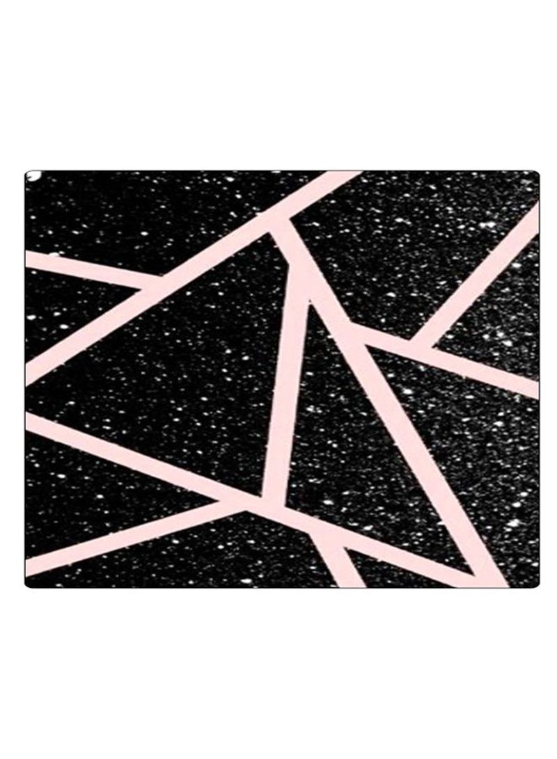 RKN Printed Anti-Slip Gaming Mouse Pad Black/Pink/White