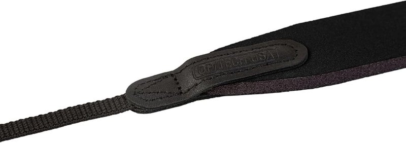 OP/TECH USA E-Z Comfort Neoprene Neck Strap - Lightweight, Padded, Adjustable Strap for DSLR, Mirrorless & Binoculars (Black) - Made in USA - Image 2