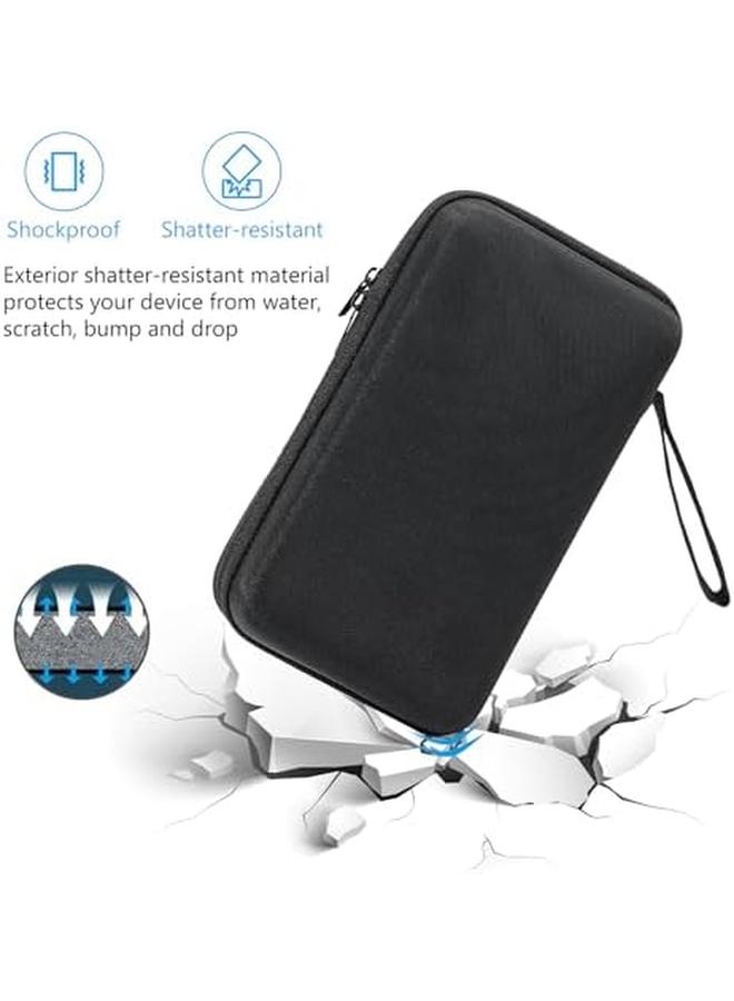Procases Electronic Accessories Organizer Travel Organizer Bag For Electronics Accessories Charger Cord Portable External Hard Drive Usb Cables Power Bank Sd Memory Cards Black - Image 4
