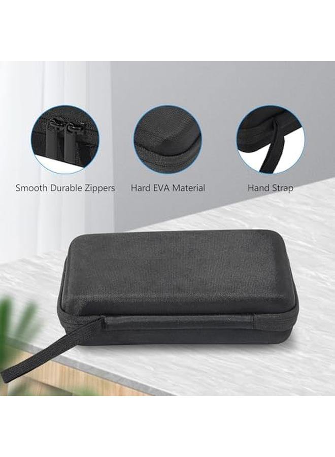 Procases Electronic Accessories Organizer Travel Organizer Bag For Electronics Accessories Charger Cord Portable External Hard Drive Usb Cables Power Bank Sd Memory Cards Black - Image 3