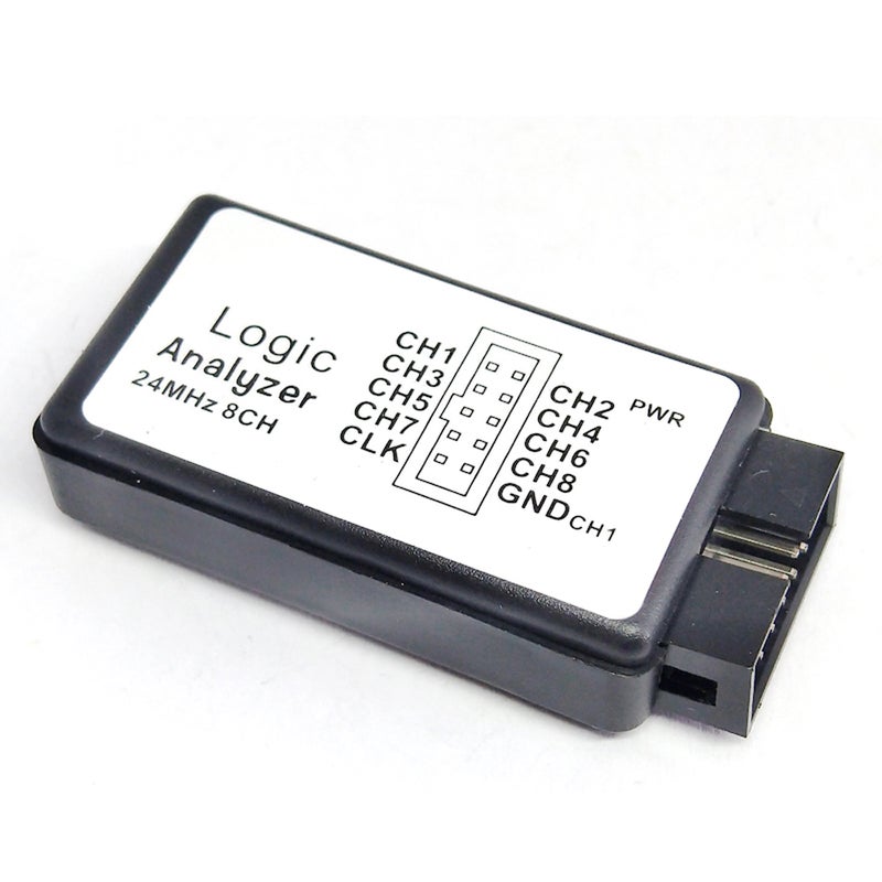 محلل منطقي USB 24 ميجاهرتز 8 قنوات أداة تصحيح أخطاء لوحات التحكم الدقيقة ARM FPGA 24 ميجاهرتز، 16 ميجاهرتز، 12 ميجاهرتز، 8 ميجاهرتز، 4 ميجاهرتز، 2 ميجاهرتز - Image 5