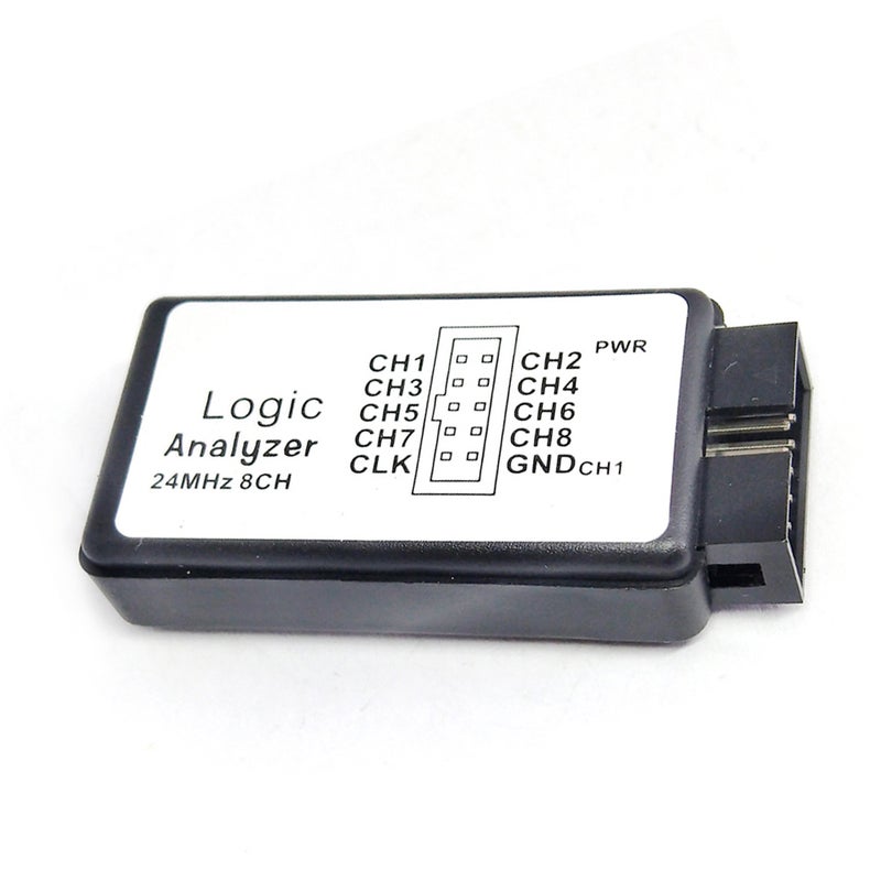 محلل منطقي USB 24 ميجاهرتز 8 قنوات أداة تصحيح أخطاء لوحات التحكم الدقيقة ARM FPGA 24 ميجاهرتز، 16 ميجاهرتز، 12 ميجاهرتز، 8 ميجاهرتز، 4 ميجاهرتز، 2 ميجاهرتز - Image 2