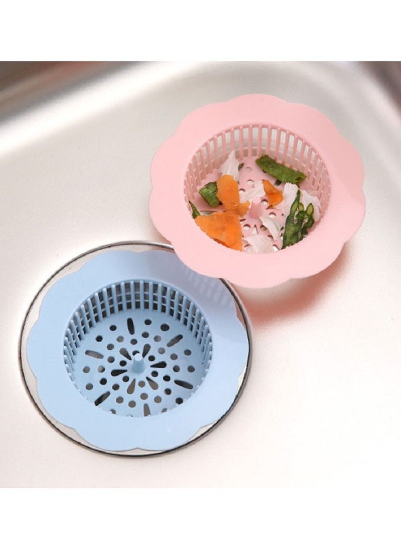 Sink Strainer Flower Shape Anti Clogging Filter Drainer Basket Cover Waste Hair Stopper for Kitchen Bathroom Blue - pzsku/Z8D76745AA382FBA57F9EZ/45/_/1656569841/58c5578a-88fb-46be-8425-705ba7cbf3bd