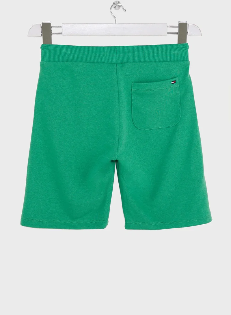 TOMMY HILFIGER Kids Side Logo Sweat Shorts