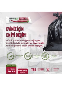 Florex Standard Jumbo Size Black Garbage Bag X 20 Rolls / 1 Box  - Image 3