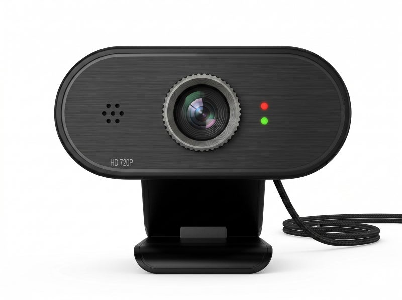 T-Dagger Eagle HD 720P Webcam with Built-in Microphone, Black, Suitable for Live Streaming, Meetings, and Distance Learning, Supports Plug & Play, Model TGW620