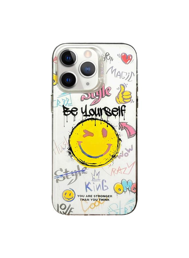 اس-توب جراب لهاتف iPhone 11 Pro Max بنمط ملون مصنوع من مادة TPU + PC - Image 1