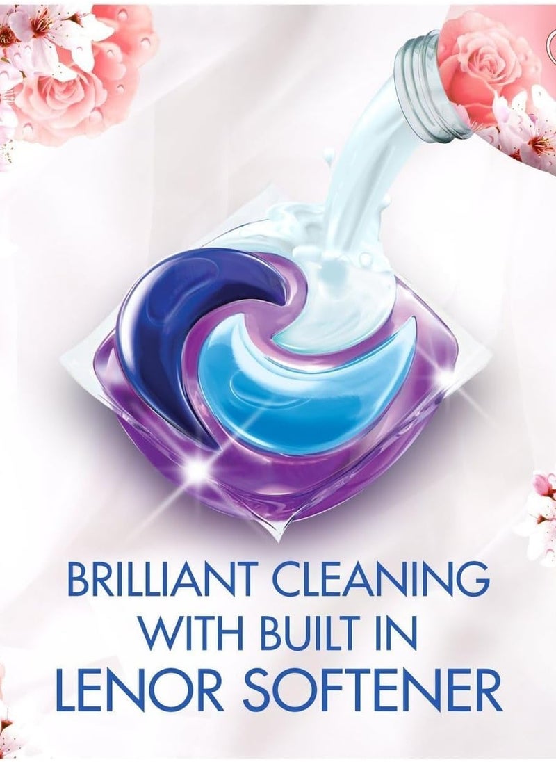 Bold 100-Pods Platinum Sensitive Detergent Washing Pods/Tablets With  Extra-Stain Removal In Cherry Blossom and Rose Water Scent  - Image 3