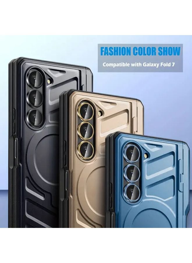 Light Purple Camera Lens Protector For Samsung Galaxy Z Fold 7 Tempered Glass Case Friendly - Image 5