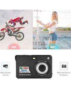 Generic Portable 1080P Digital Camera Video Camcorder 48MP Anti-shake 8X Zoom 2.7 Inch LCD Screen Face Detact Smile Capture Built-in Lithium Battery  - Image 5