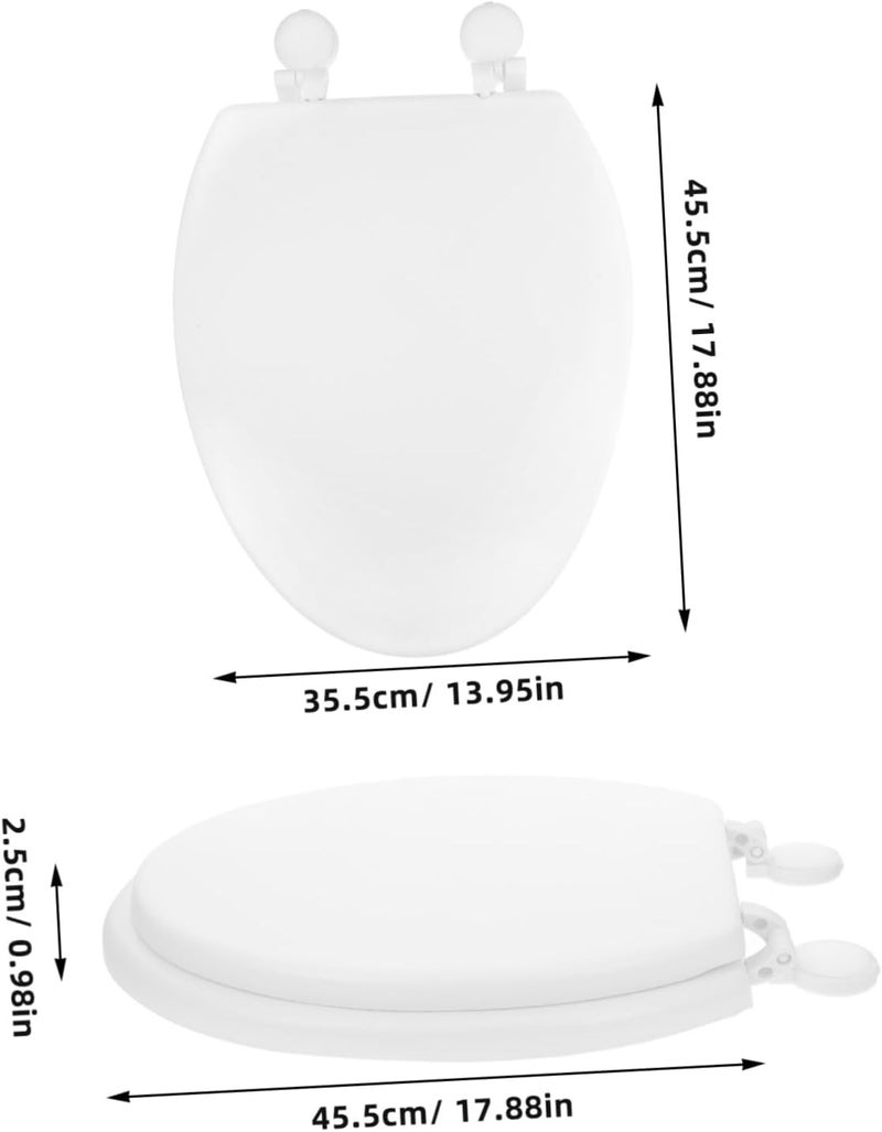 DOITOOL Comfortable Foam Toilet Seat and for Home Use Fits Standard Toilets Effortless Installation and Maintenance - Image 2
