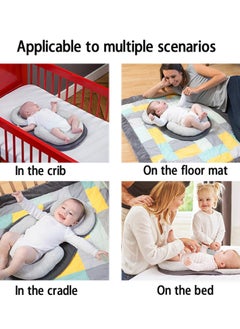 Generic Baby Lounger Pillow, Baby Pillows for Sleeping for Newborn, Baby Snuggle Nest Sleeper Lounger for Newborn with Soft & Breathable Head Support Pillow for Newborn Prevent Flat Head  - Image 5