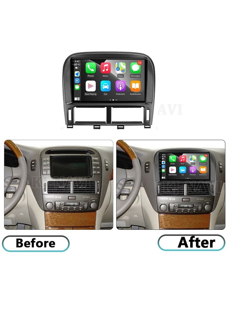 رايموس - شاشة لكزس Ls430 Android 8GB RAM 128GB دعم الذاكرة Apple Carplay Android Auto Wireless QLED شاشة تعمل باللمس تشمل كاميرا للرؤية الليلية AHD تدعم بطاقة SIM دعم Bluetooth DSP التحكم في المناخ - Image 1
