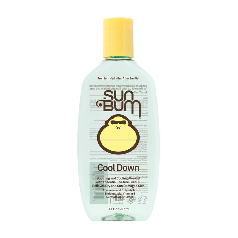 Sun Bum صن بوم كول داون جل الألوة فيرا - عناية نباتية بعد الشمس لتهدئة وترطيب حروق الشمس - 8 أوقية - Image 1