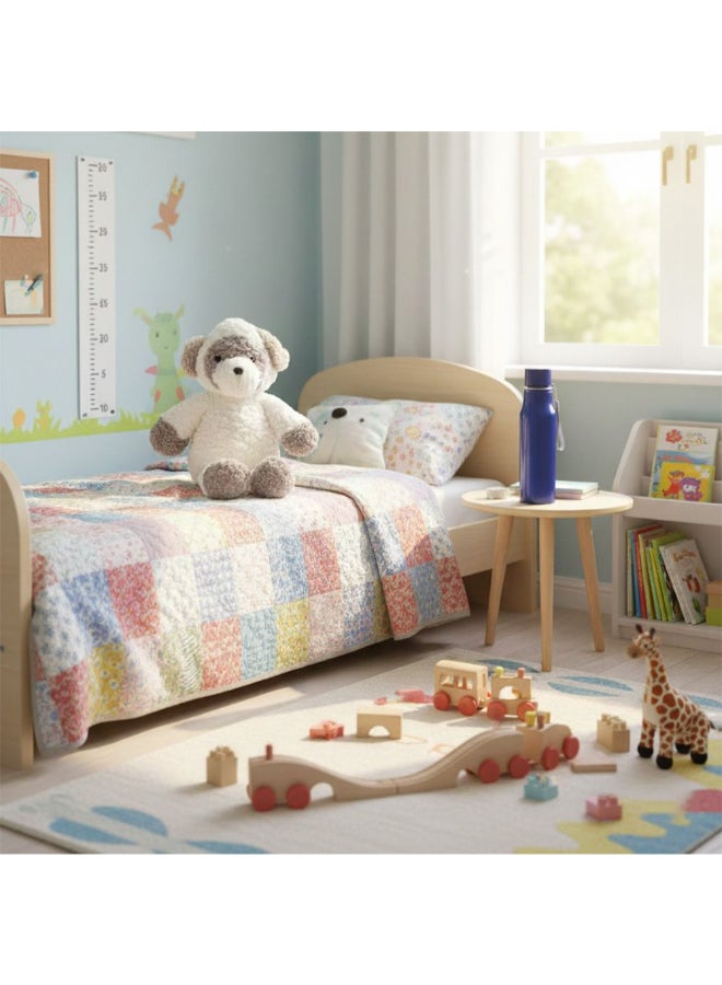 DANUBE HOME دب محشو أبيض ورمادي 42 سم - دب محشو فائق النعومة للأطفال والرضع | لعبة محشوة مريحة للحضانة، عيد الميلاد وهدايا الأطفال | عالية الجودة - Image 2