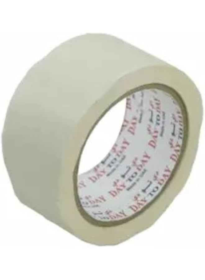 PROMASS Day To Day Masking Tape, Super Adhesive Tape, White- 30 Yards - Image 1