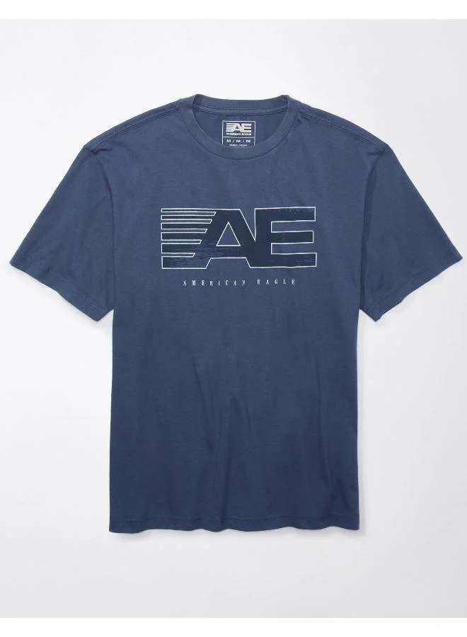 امريكان ايجل Graphic Crew Neck T-Shirt