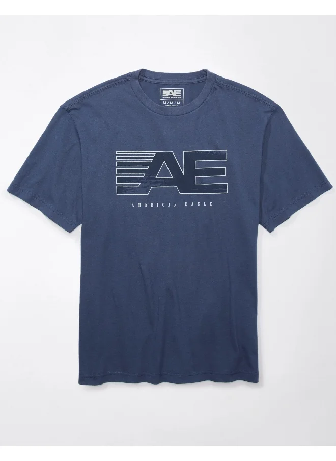 American Eagle Graphic Crew Neck T-Shirt