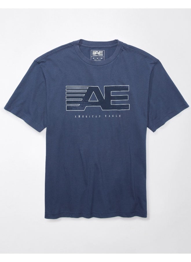 American Eagle Graphic Crew Neck T-Shirt  - Image 3