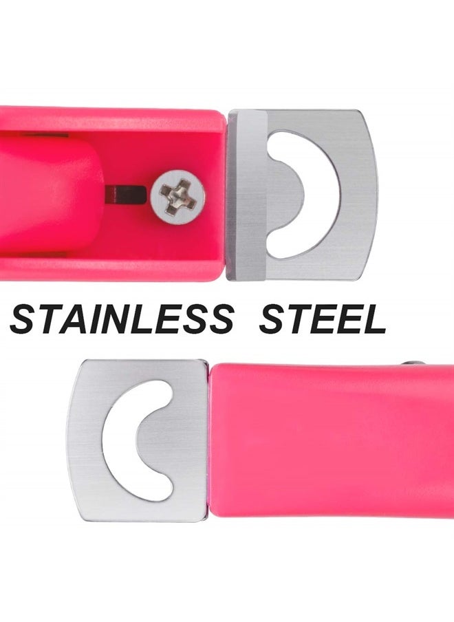 BELLEBOOST Belleboost Nail Tip Clipper Edge Cutter Adjustable Stainless Steel False Artificial Acrylic Fake Trimmer Manicure Pedicure Sharp Rustproof Blade Clip Tool for Salon Home Art,DIY Use Acrylic Pink  - Image 3