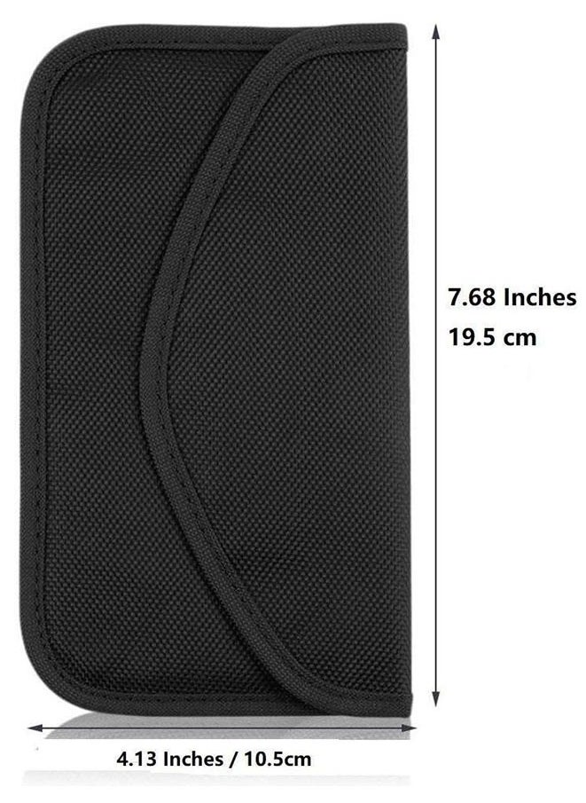 FASHION MANIA - RFID Signal Blocking Bag Shielding Pouch Wallet Case for Cell Phone Privacy protectionion and Car Key FOB - Image 1